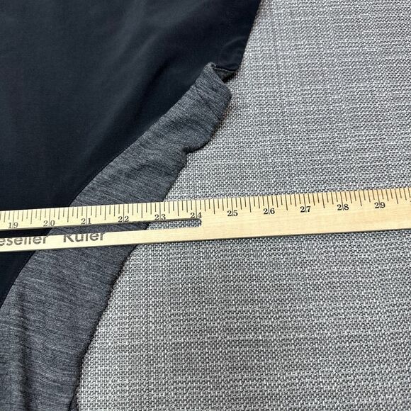 Smartwool Sport Dress Womens Medium Short Sleeve Black Grey Minimalist Comfort - Picture 8 of 10